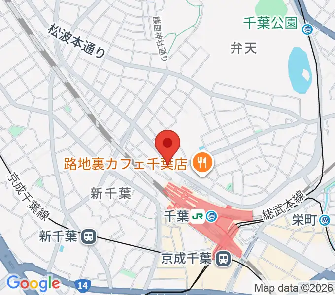 サウンドスタジオラパンの地図
