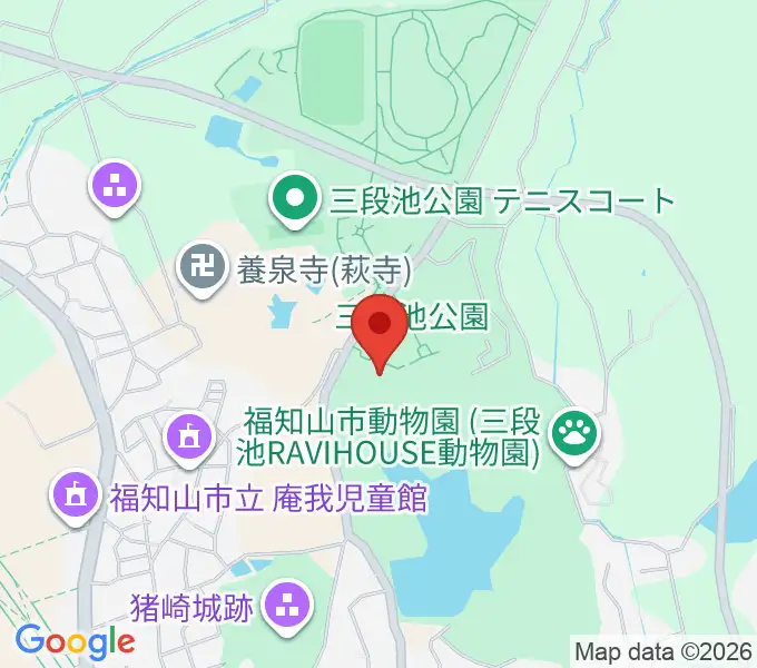 福知山市武道館の地図