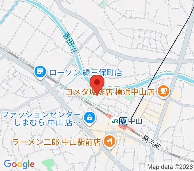 横浜市緑スポーツセンターの地図