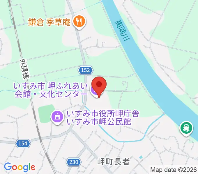 岬ふれあい会館の地図