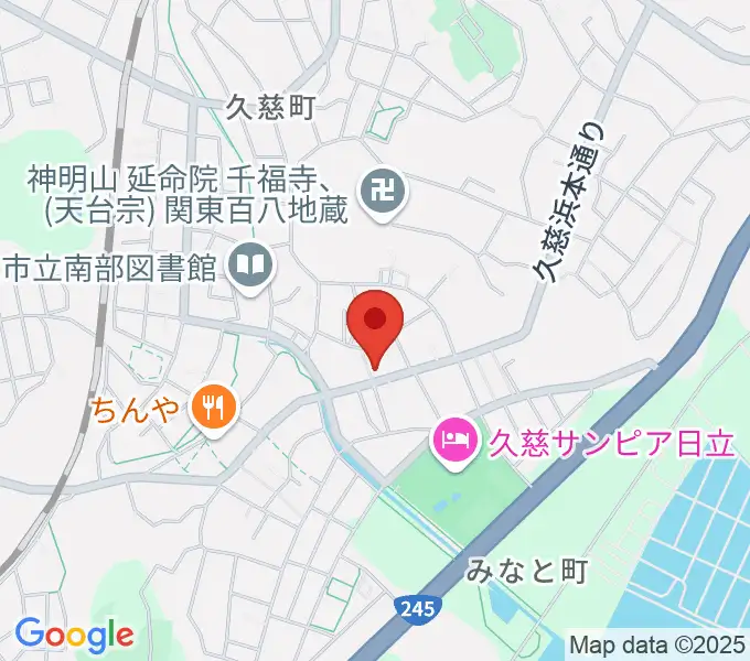 スタジオチャプターハウスの地図