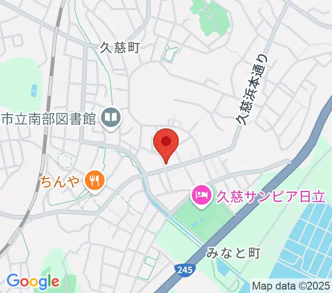 スタジオチャプターハウスの地図