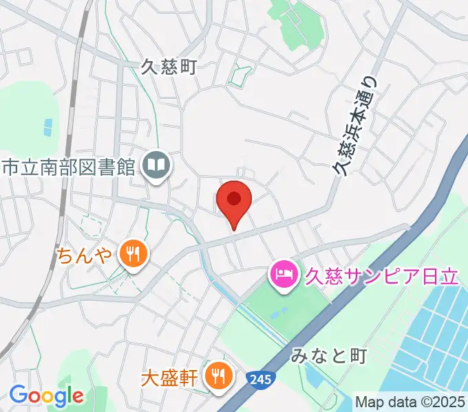スタジオチャプターハウスの地図
