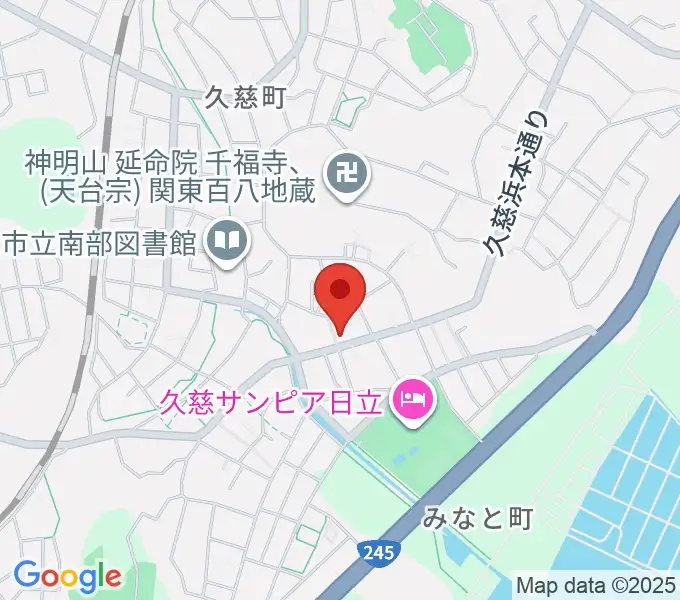 スタジオチャプターハウスの地図