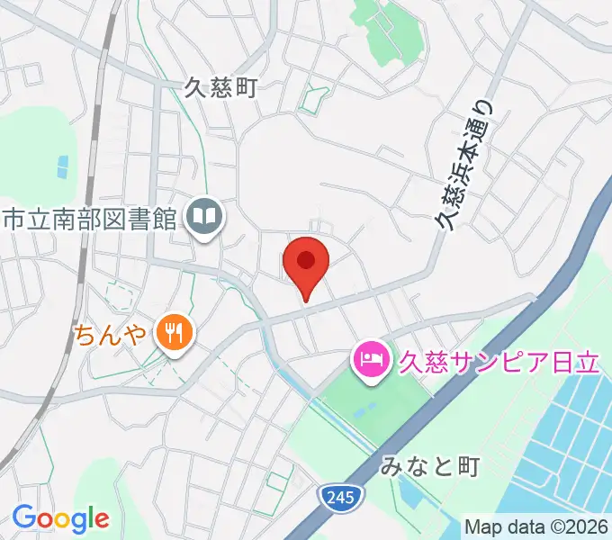 スタジオチャプターハウスの地図
