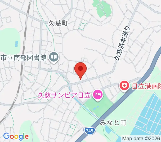 スタジオチャプターハウスの地図