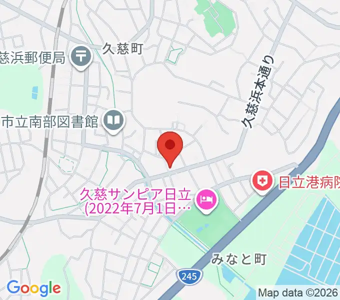 スタジオチャプターハウスの地図