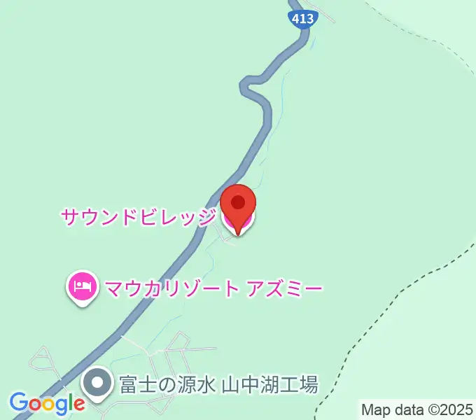山中湖サウンドビレッジの地図