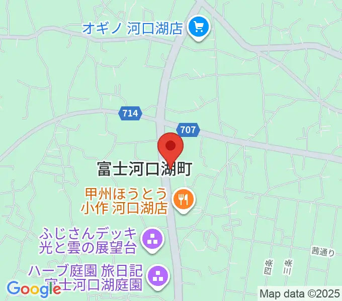 河口湖キャメロットの地図