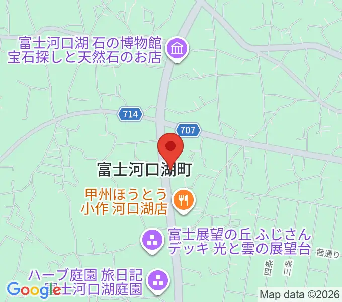河口湖キャメロットの地図