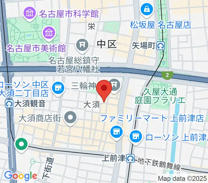 スタジオスピークの地図