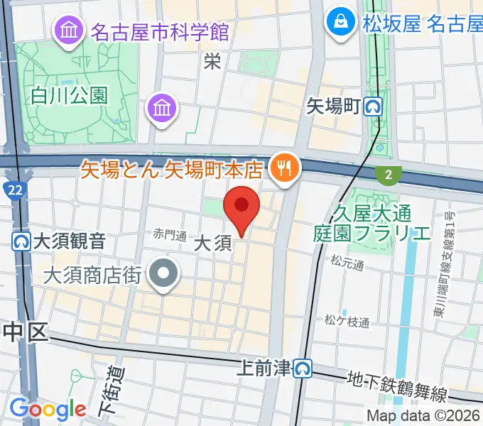 スタジオスピークの地図