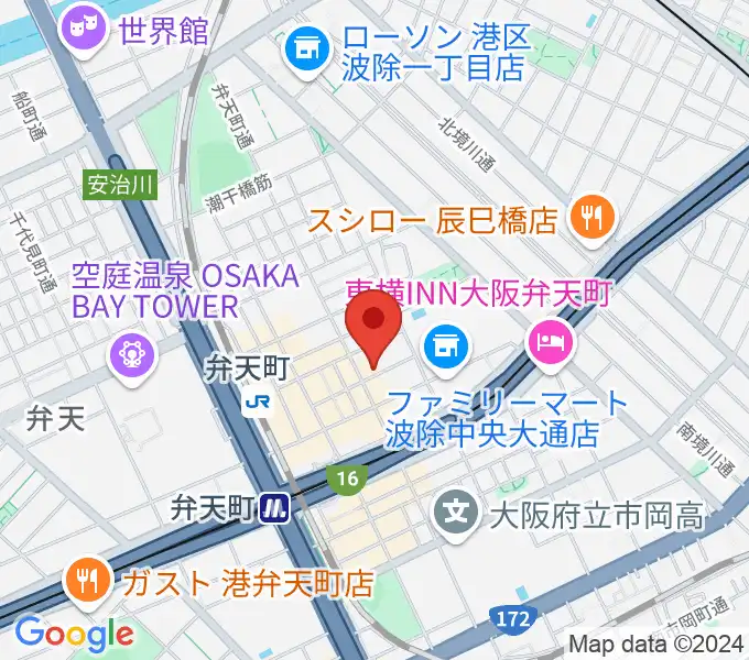 スタジオフリエの地図