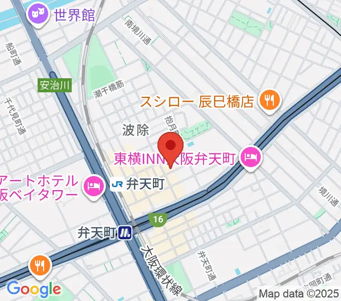 スタジオフリエの地図