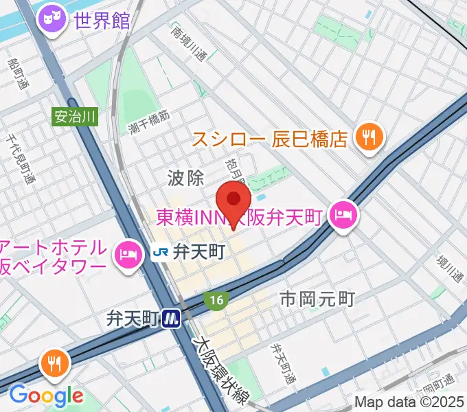 スタジオフリエの地図