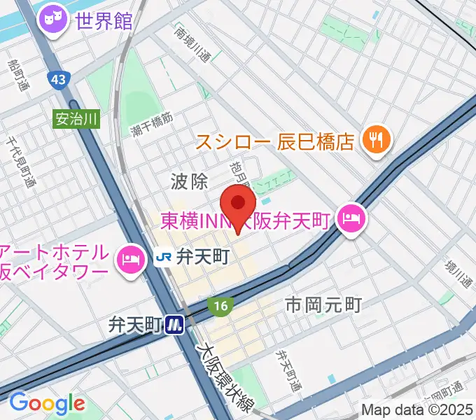 スタジオフリエの地図