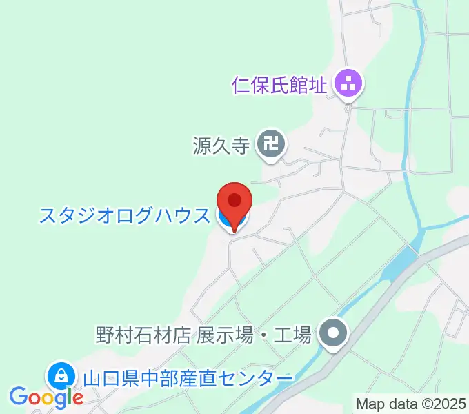 スタジオログハウスの地図