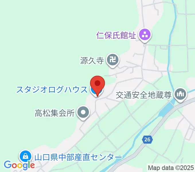 スタジオログハウスの地図