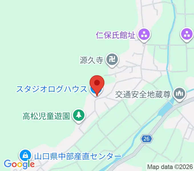 スタジオログハウスの地図