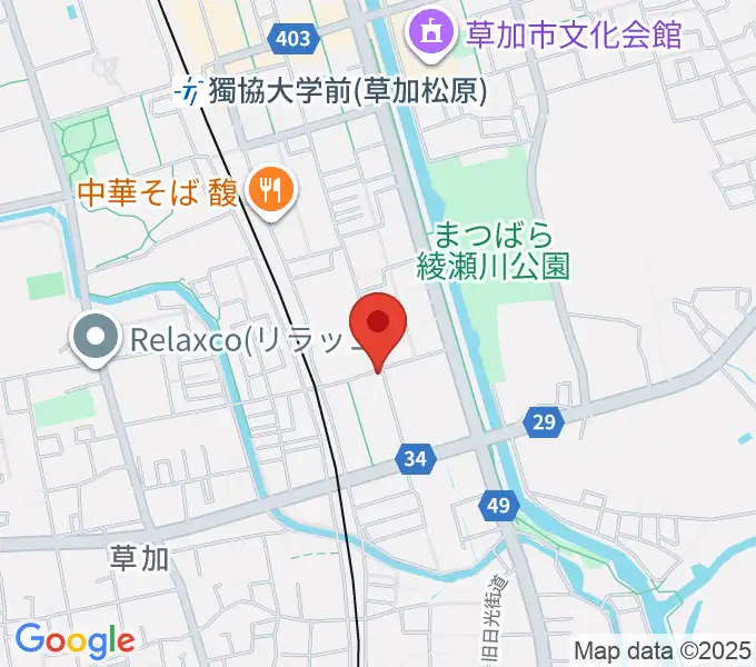 R-SPギター教室の地図