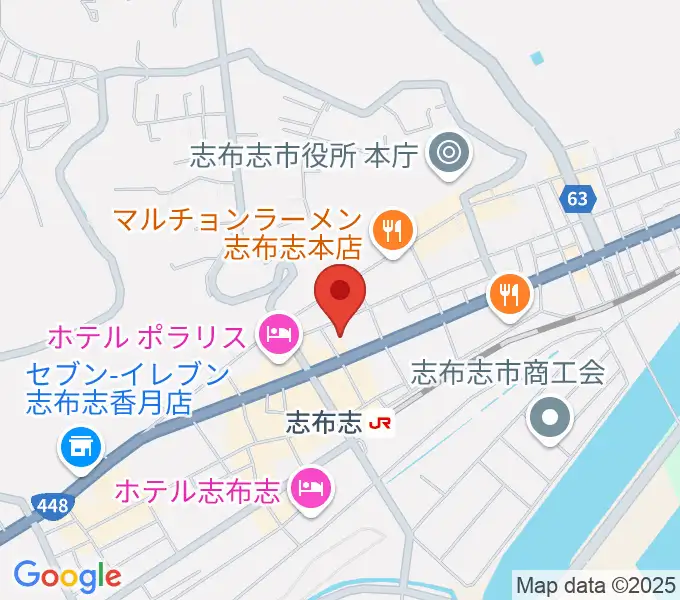 島津楽器 音楽教室の地図