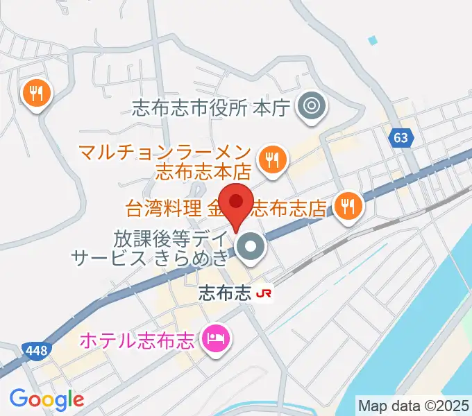 島津楽器 音楽教室の地図