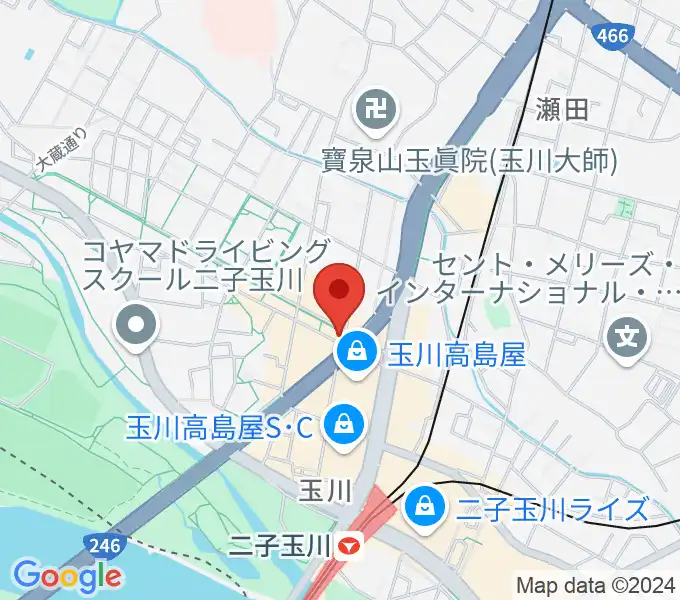 コパンミュージックの地図