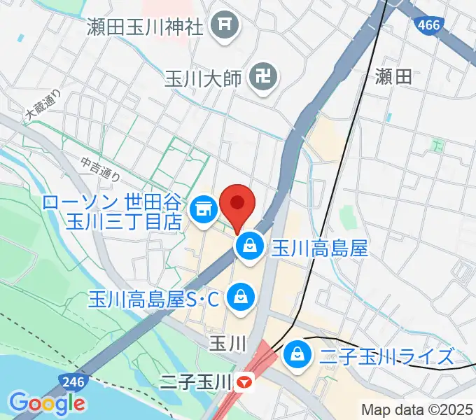 コパンミュージックの地図