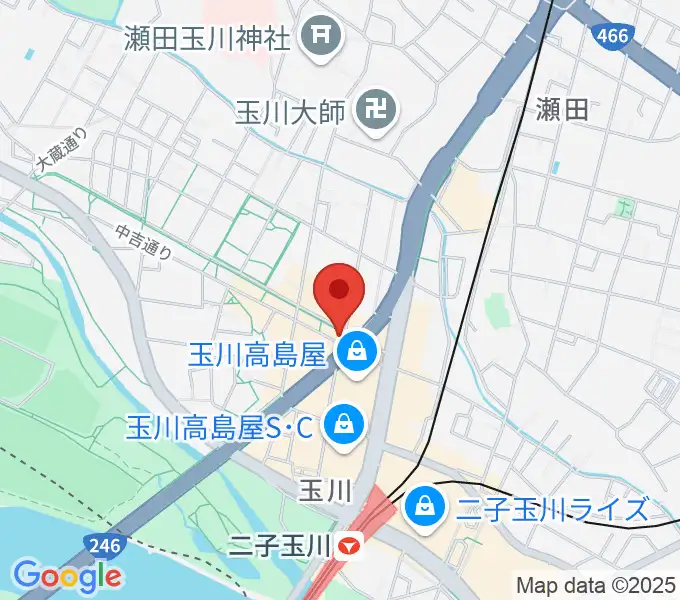 コパンミュージックの地図
