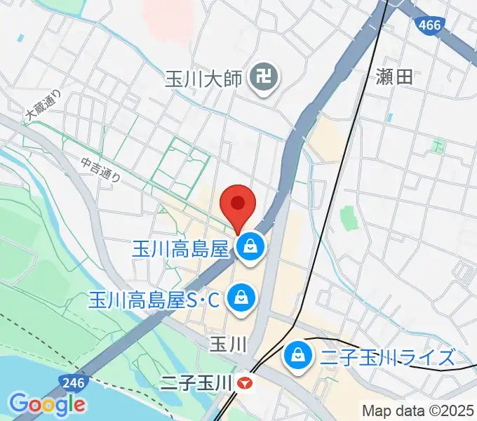 コパンミュージックの地図