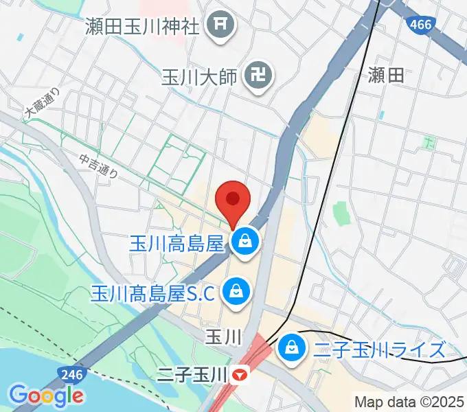 コパンミュージックの地図