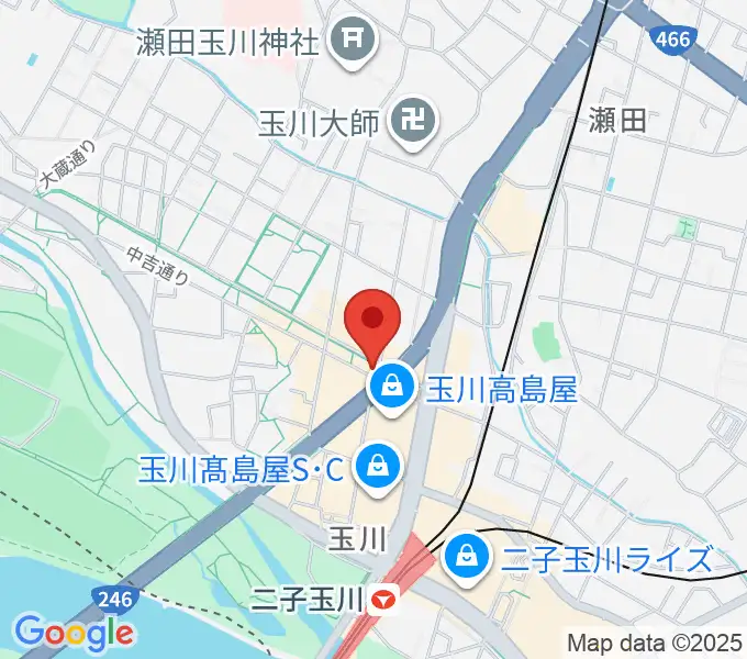 コパンミュージックの地図