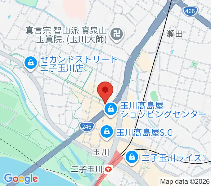 コパンミュージックの地図