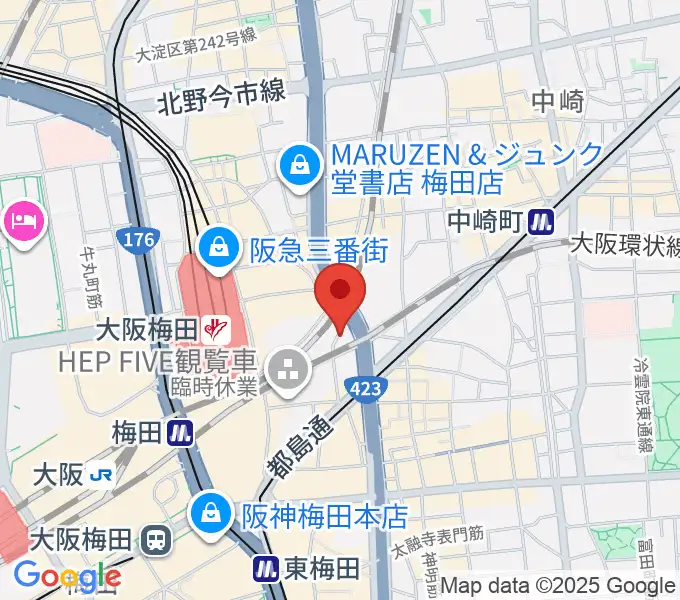 ドルチェ・ミュージック・アカデミーOSAKAの地図