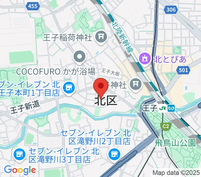 松本美和ミュージックアカデミーの地図