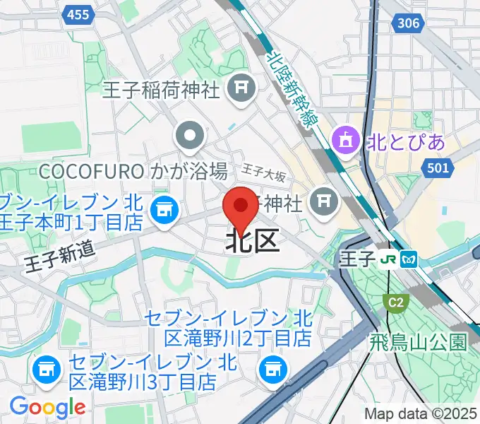 松本美和ミュージックアカデミーの地図