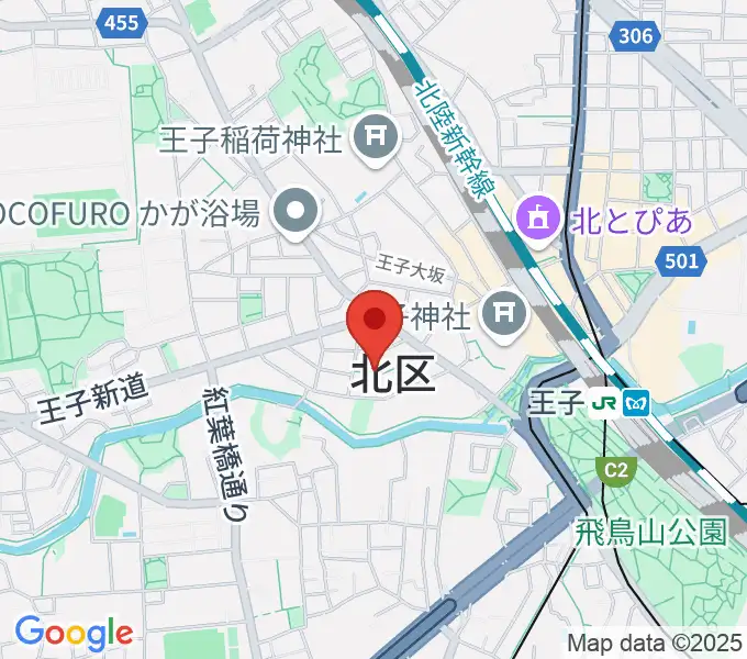 松本美和ミュージックアカデミーの地図
