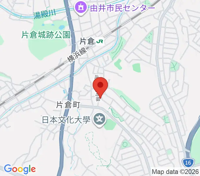 ムジークシューレ音楽教室の地図