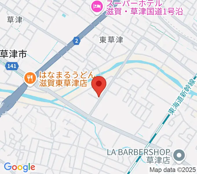 かなりあピアノ教室の地図