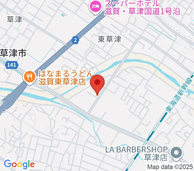 かなりあピアノ教室の地図