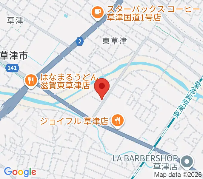 かなりあピアノ教室の地図