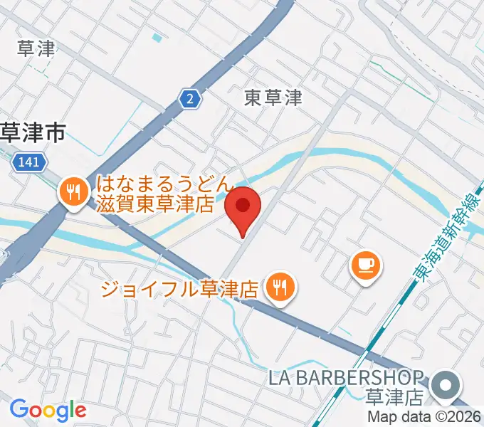 かなりあピアノ教室の地図