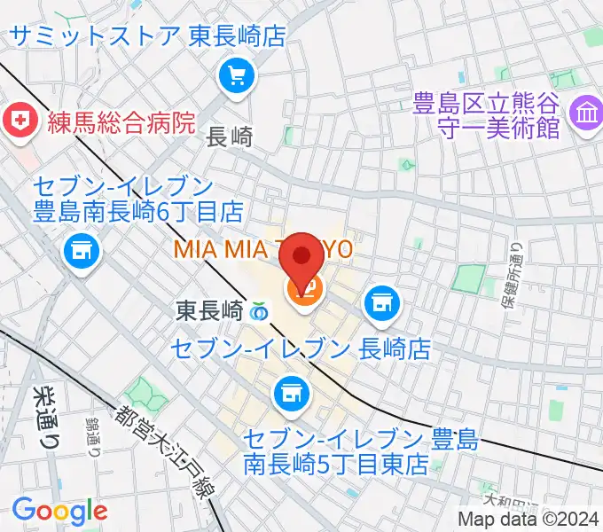 クラウドメイトミュージックスクールの地図