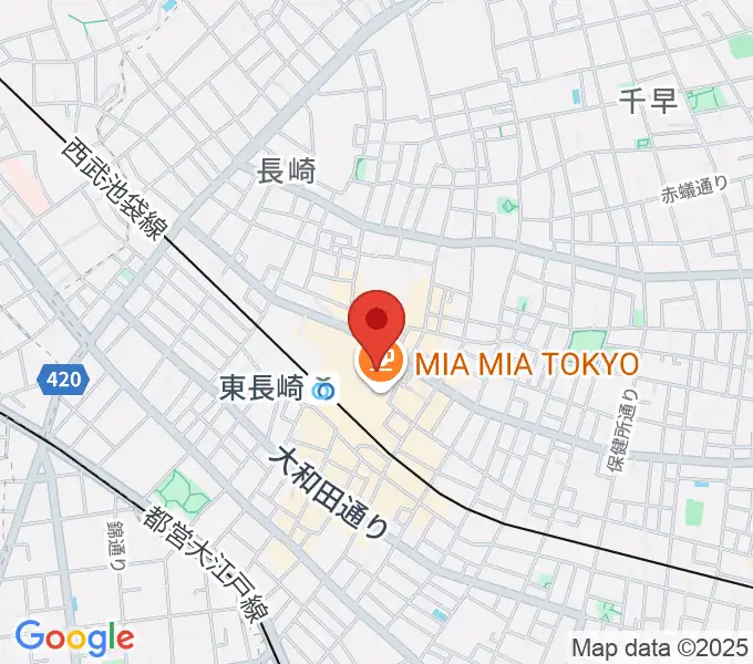 クラウドメイトミュージックスクールの地図