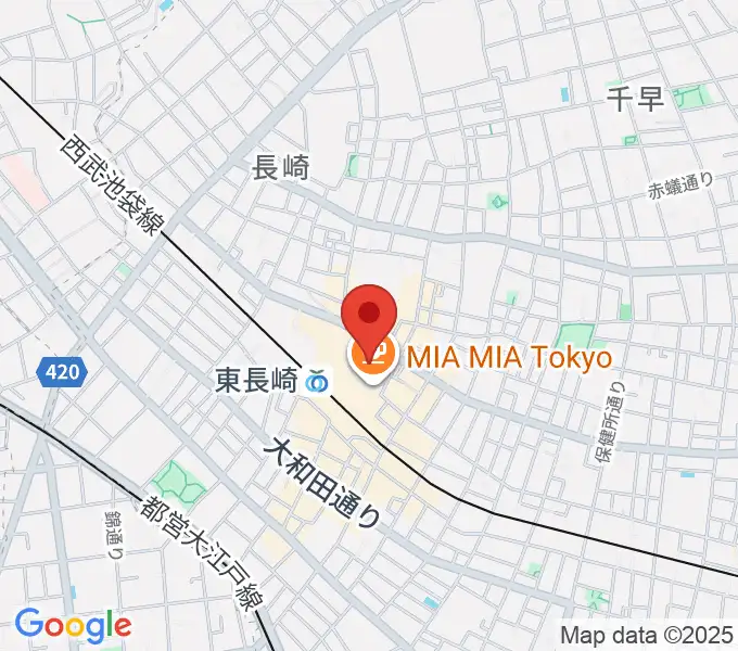 クラウドメイトミュージックスクールの地図