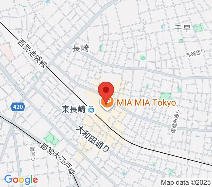 クラウドメイトミュージックスクールの地図