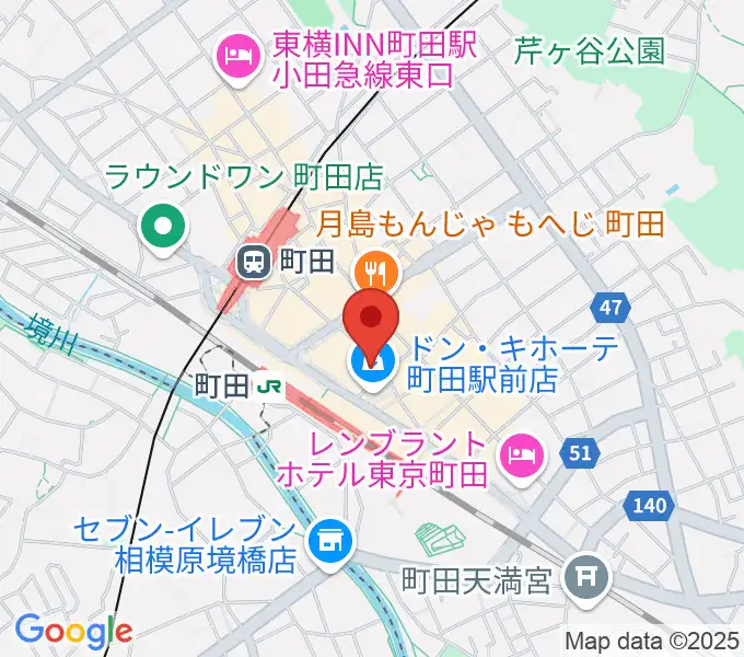スガナミミュージックサロン町田の地図