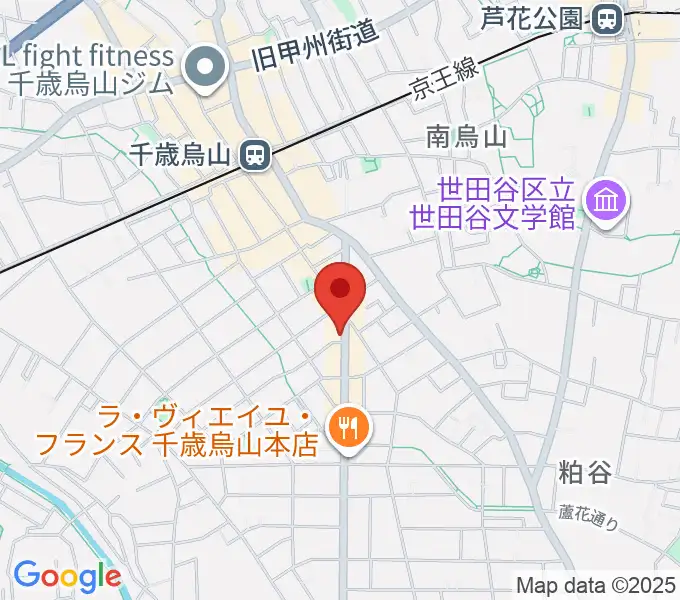 スガナミ楽器 烏山南口センターの地図