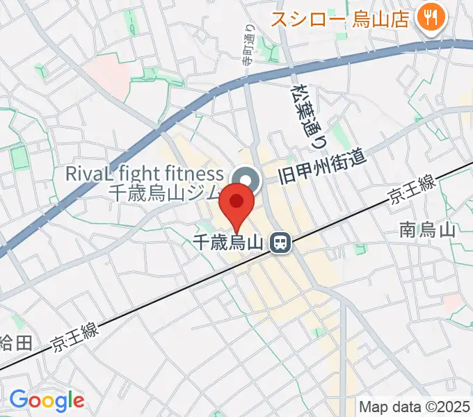 スガナミ楽器 烏山北口センターの地図