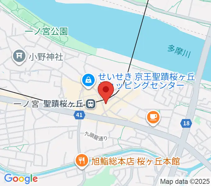スガナミ楽器 桜ヶ丘センターの地図